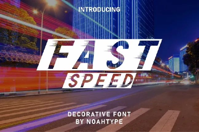 Fast Speed font