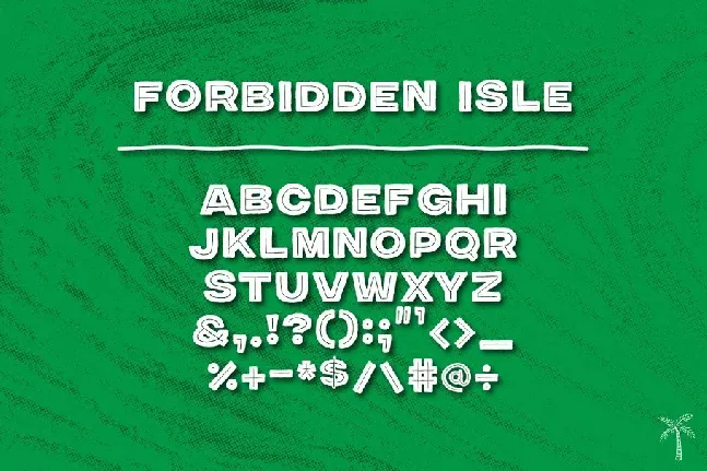 Forbidden Isle Tiki font