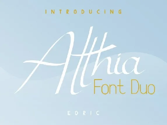 Atthia Duo font