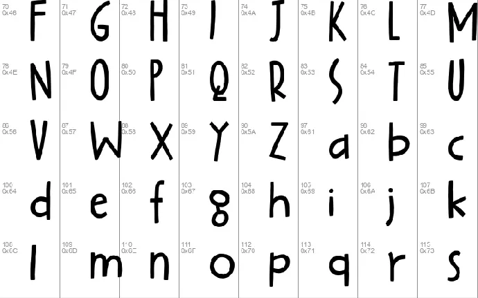 Kong Gulerod DEMO font