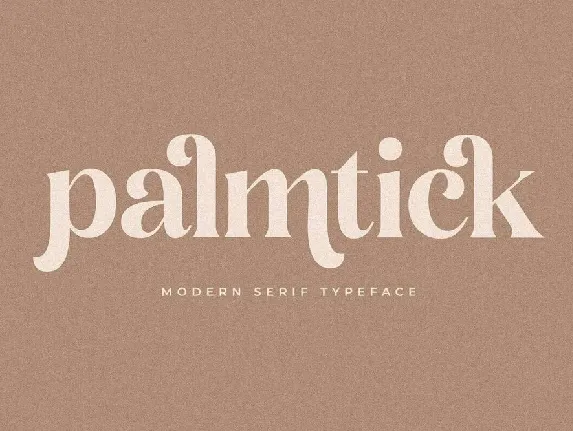 Palmtick font