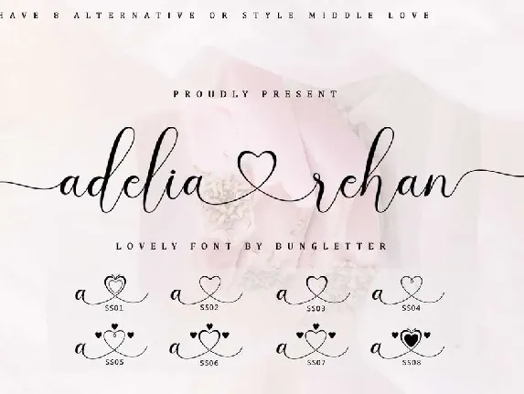 Adelia Rehan font