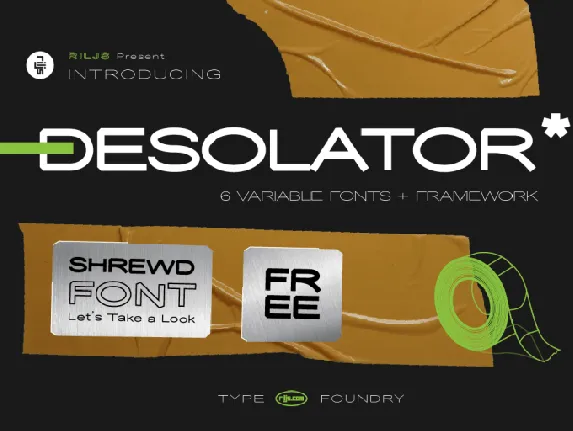 Desolator font