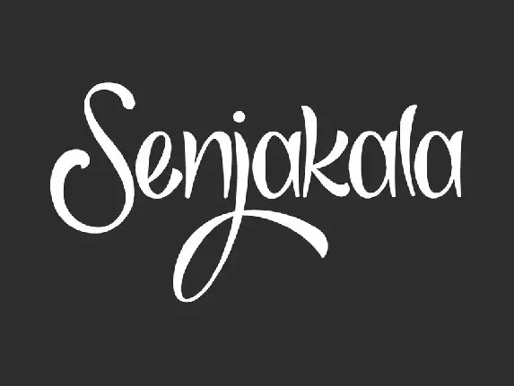 Senjakala Demo font