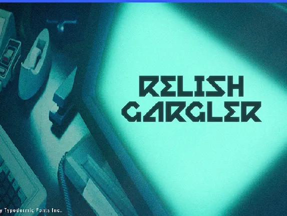 Relish Gargler font