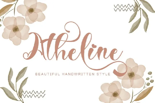 Atheline font