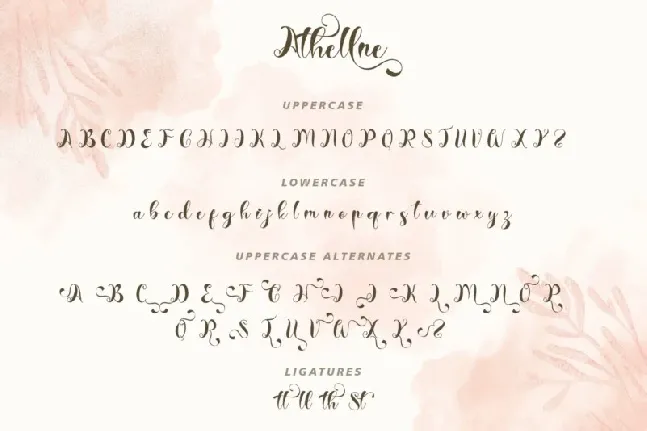 Atheline font