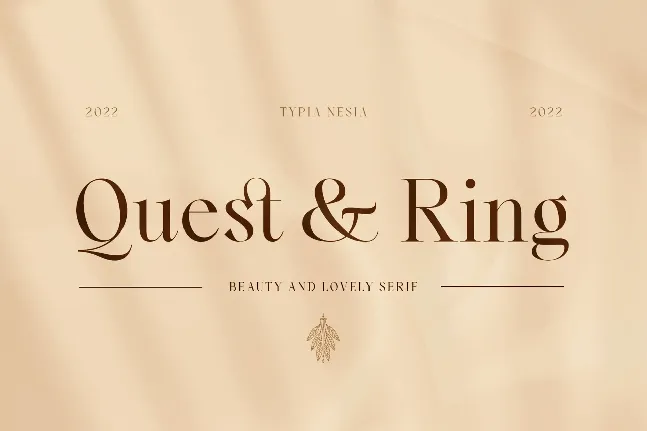 Quest and Ring font