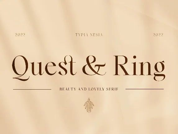 Quest and Ring font