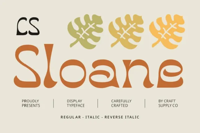 CS Sloane font