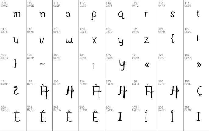 KINGDOM STORIA font