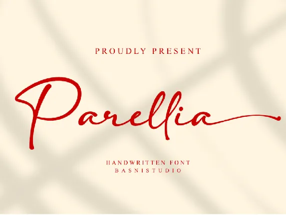 Parelia font