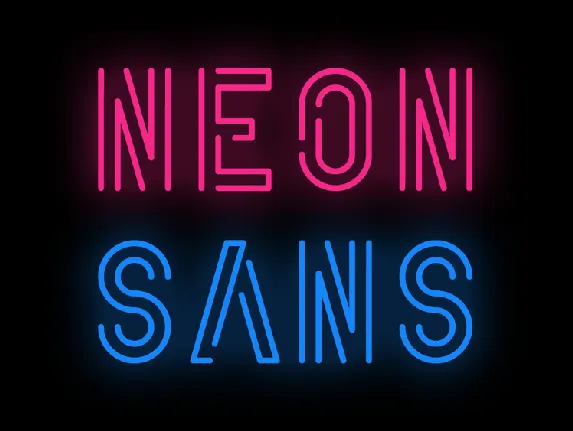 Neon Sans font