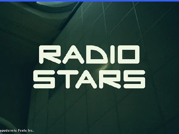 Radio Stars font