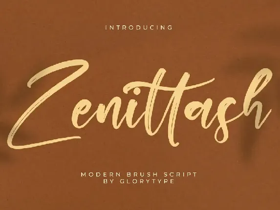 Zenittash font