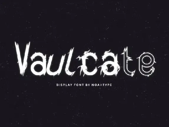 Vaulcate Display font