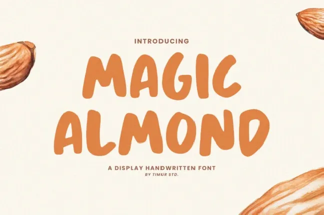 Magic Almond font