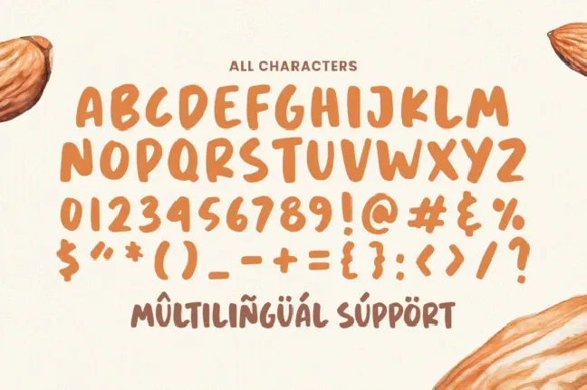 Magic Almond font