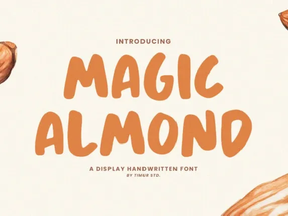 Magic Almond font