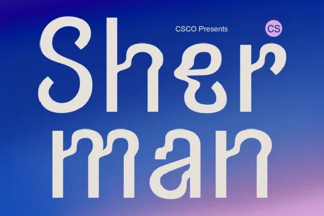 CS Sherman font