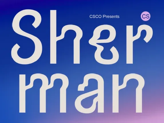 CS Sherman font