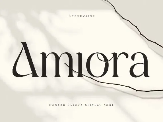 Amiora font