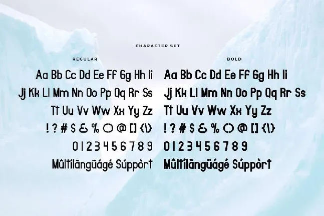 Antarctica font