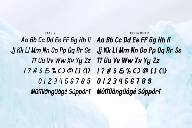 Antarctica font