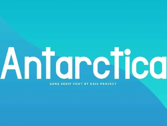 Antarctica font