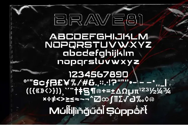 Brave Eighty One font