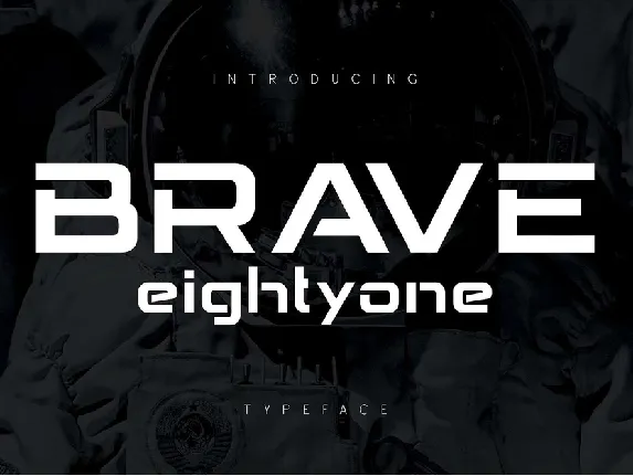 Brave Eighty One font