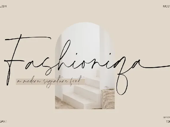 Fashioniqa font