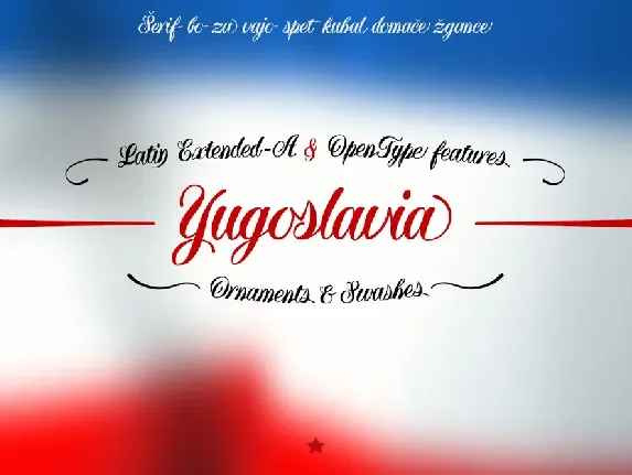 Yugoslavia font