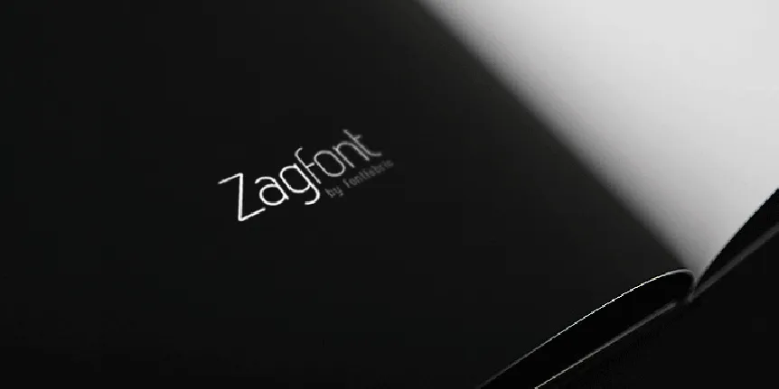 Zag font