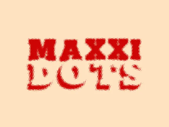 Maxxi Dots font