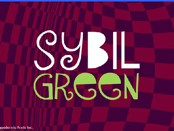 Sybil Green font