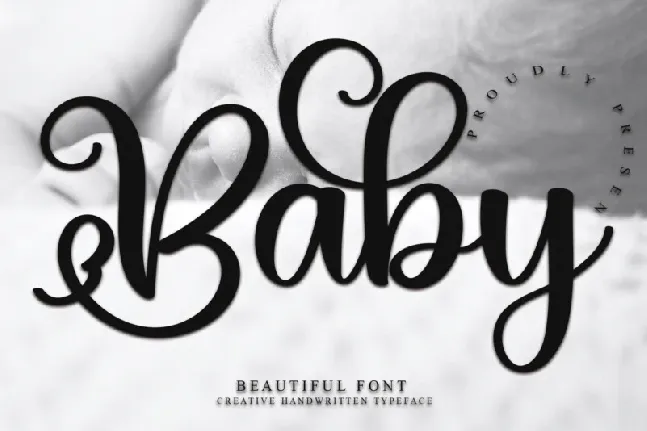 Baby Calligraphy Typeface font