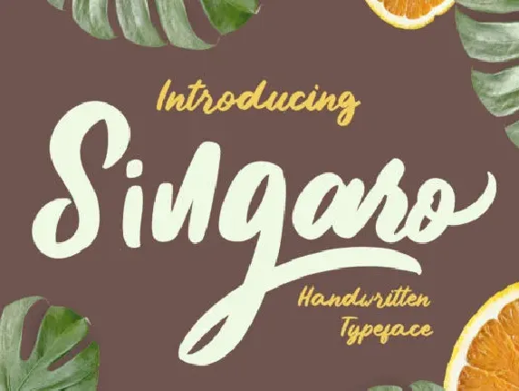 Singaro font