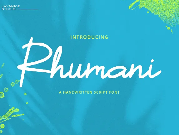 Rhumani font