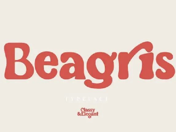 Beagris Display font