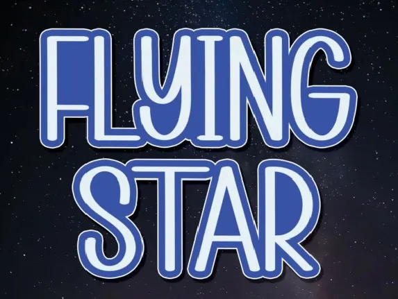 Flying Star Display font