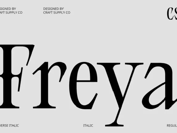 CS Freya font