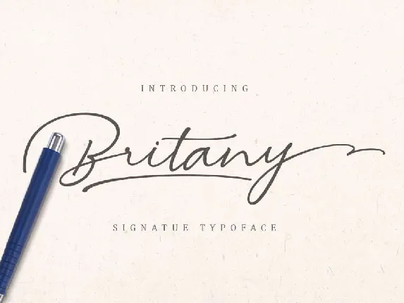 Britany font