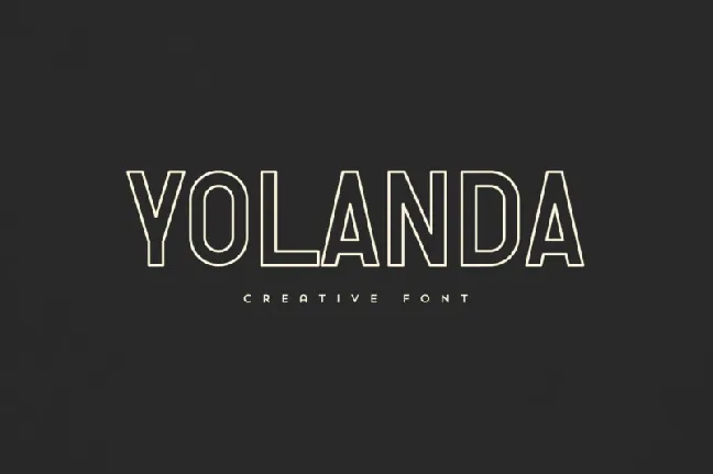 Yolanda Display font