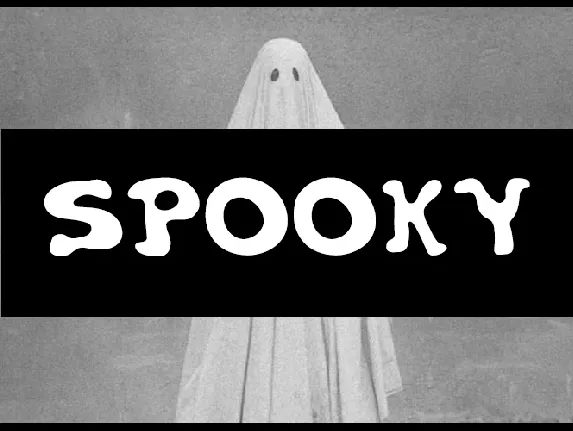 Spooky font