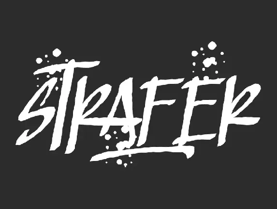 Strafer Demo font