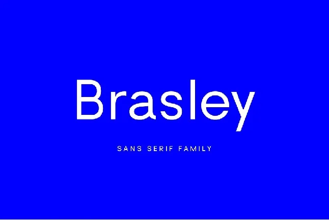 Brasley font