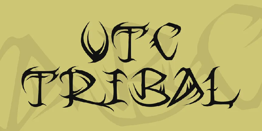 VTC Tribal font