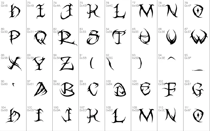 VTC Tribal font