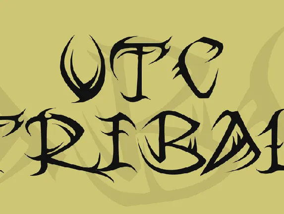 VTC Tribal font